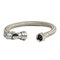 Quickfitting 1/2in Push-to-Connect Angle Valve x 1/2in FIP x 18in Length Faucet Connector Hose LF745AR - alternate 1